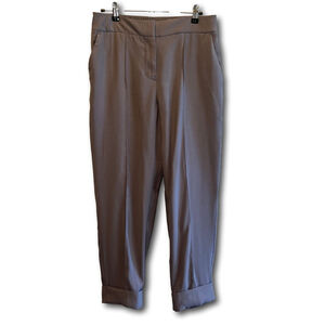 Nine West Pants Pull On Bootcut Trousers Taupe Gray Woman’s Size Medium Comfy